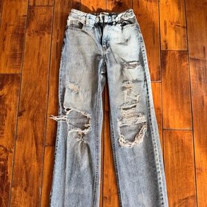Pacsun Distressed Acid Washed jeans